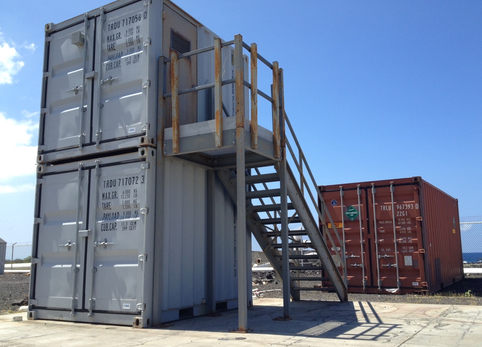 Photo of containerized demonstration