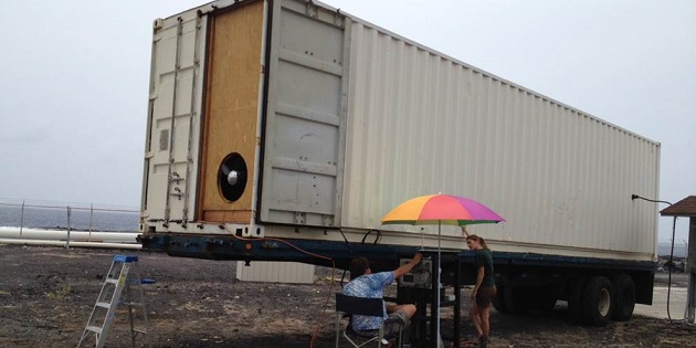 Photo of containerized demonstration